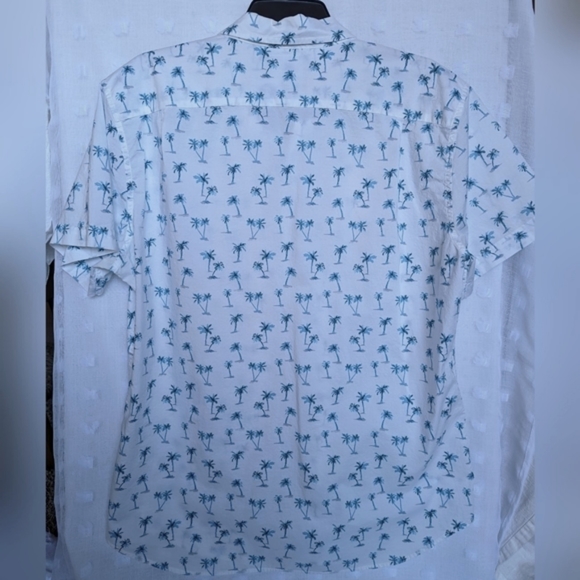 Bonobos Slim Fit Size L short sleeve button up palm trees - Picture 5 of 6